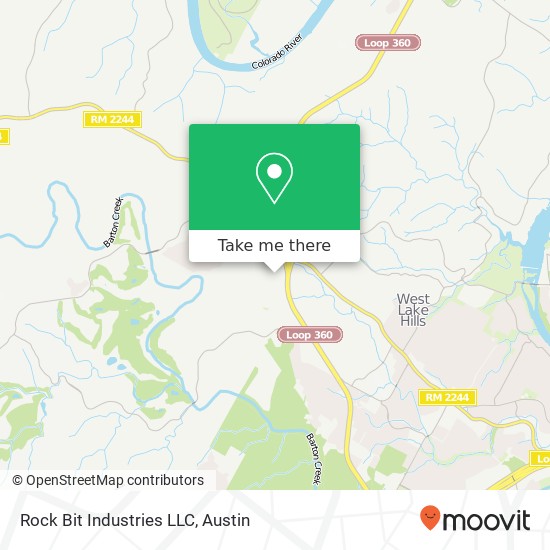 Mapa de Rock Bit Industries LLC