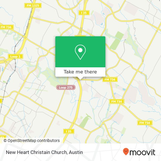 New Heart Christain Church map