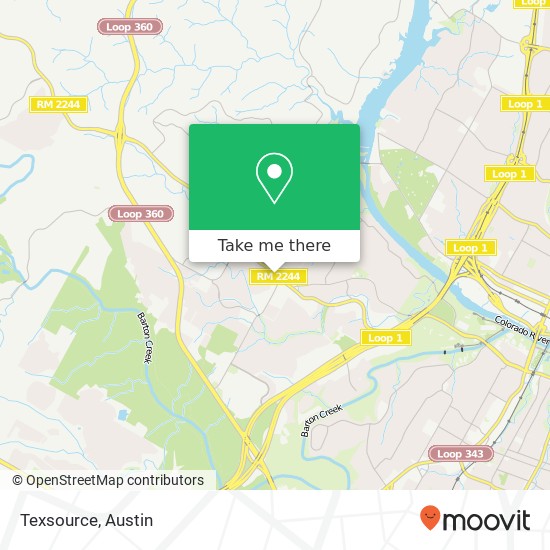 Texsource map