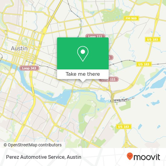 Perez Automotive Service map