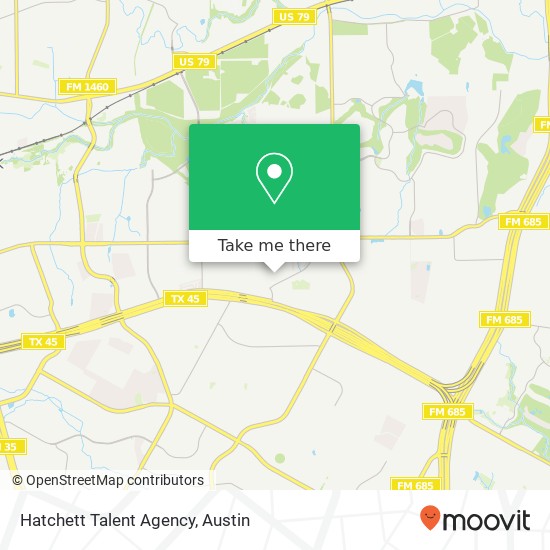 Hatchett Talent Agency map