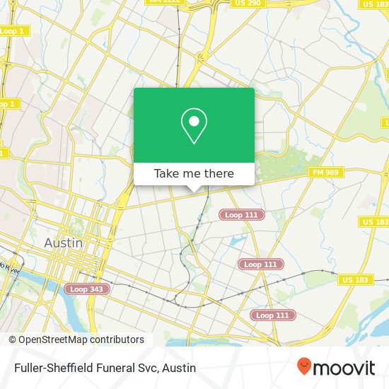 Fuller-Sheffield Funeral Svc map