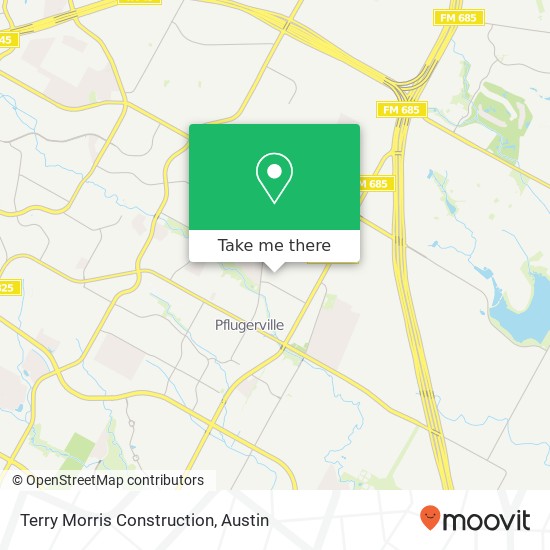 Terry Morris Construction map