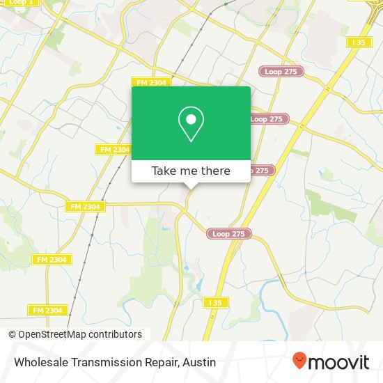 Mapa de Wholesale Transmission Repair