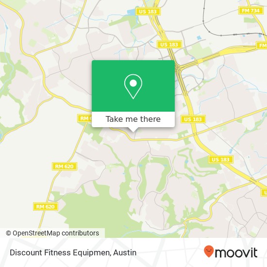 Mapa de Discount Fitness Equipmen