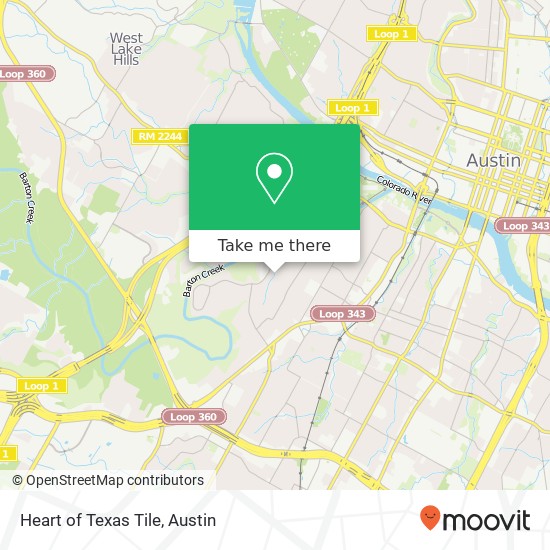Heart of Texas Tile map