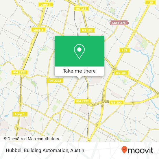 Hubbell Building Automation map