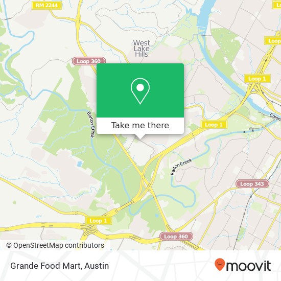 Mapa de Grande Food Mart