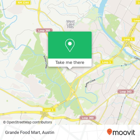 Grande Food Mart map