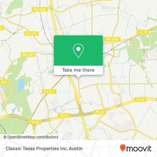 Classic Texas Properties Inc map