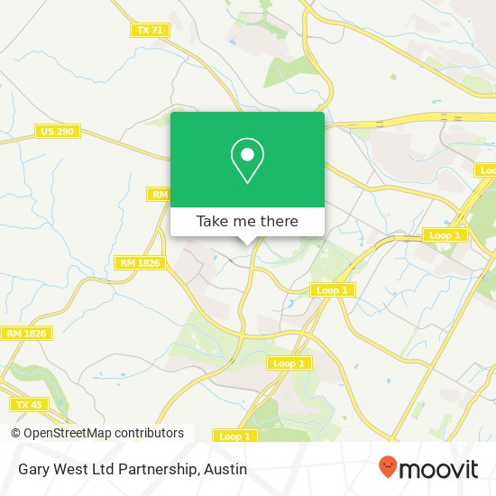 Gary West Ltd Partnership map