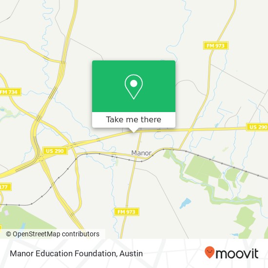 Manor Education Foundation map