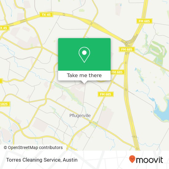 Torres Cleaning Service map