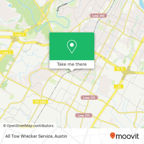 Mapa de All Tow Wrecker Service