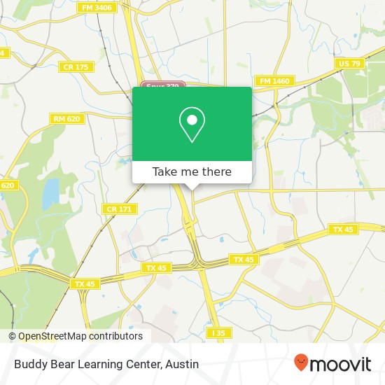 Mapa de Buddy Bear Learning Center