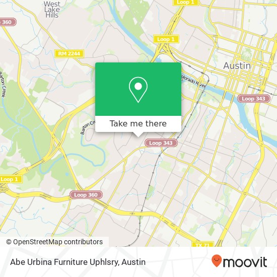 Abe Urbina Furniture Uphlsry map