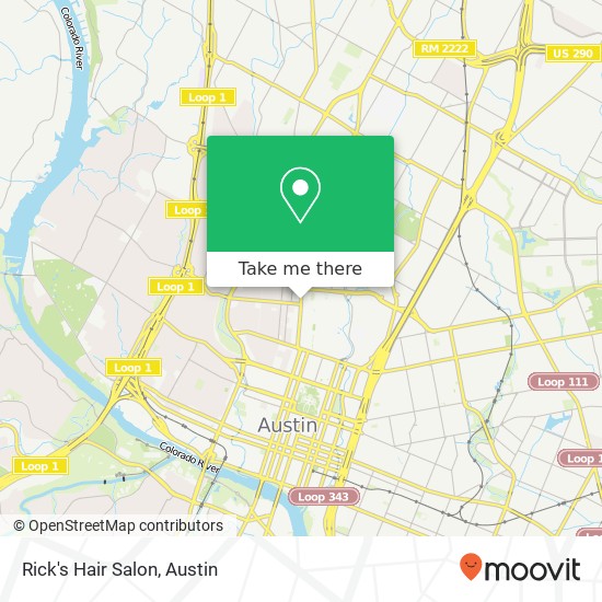 Rick's Hair Salon map