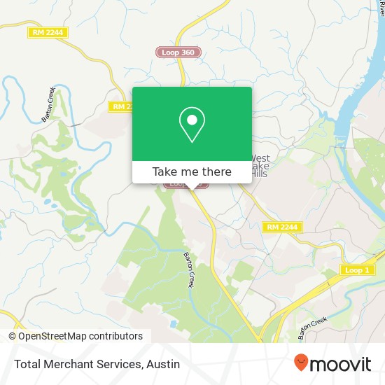 Total Merchant Services map