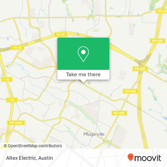 Mapa de Altex Electric