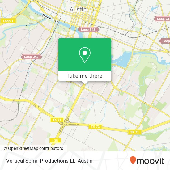 Mapa de Vertical Spiral Productions LL