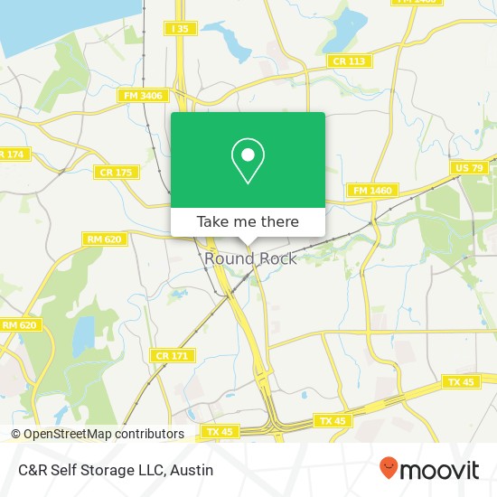 Mapa de C&R Self Storage LLC