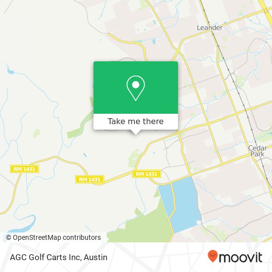 AGC Golf Carts Inc map