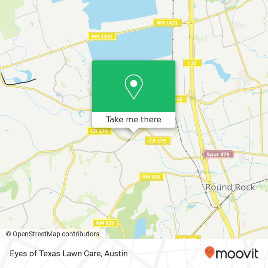 Mapa de Eyes of Texas Lawn Care