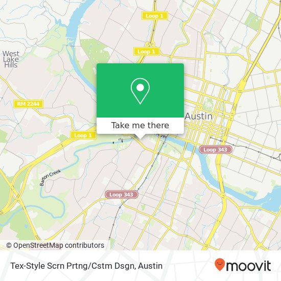 Mapa de Tex-Style Scrn Prtng/Cstm Dsgn