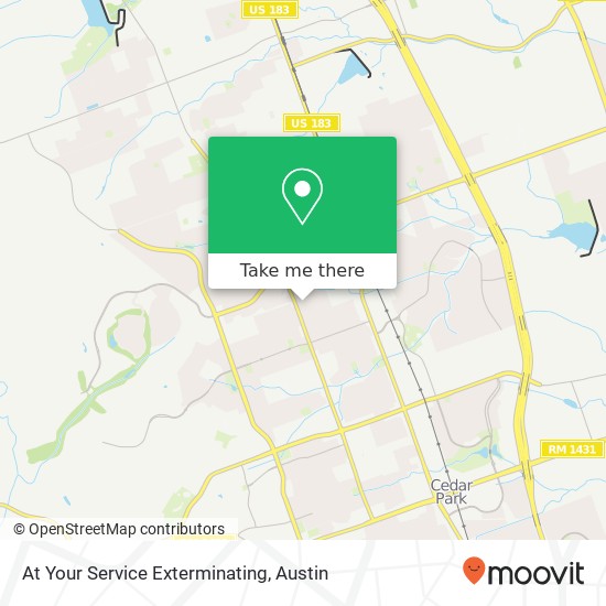 At Your Service Exterminating map