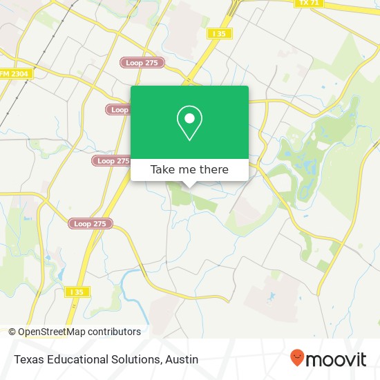 Mapa de Texas Educational Solutions