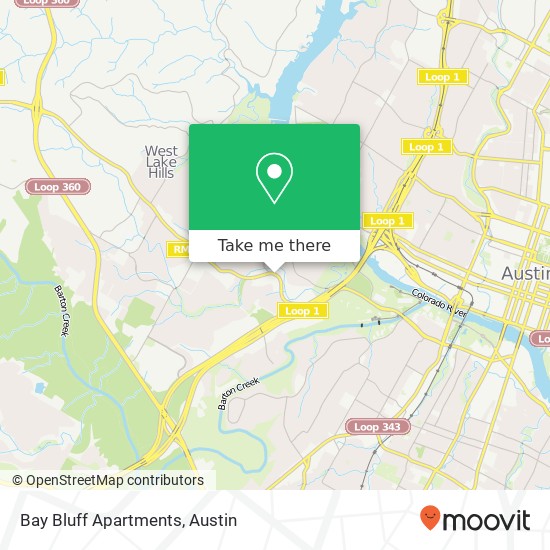Bay Bluff Apartments map