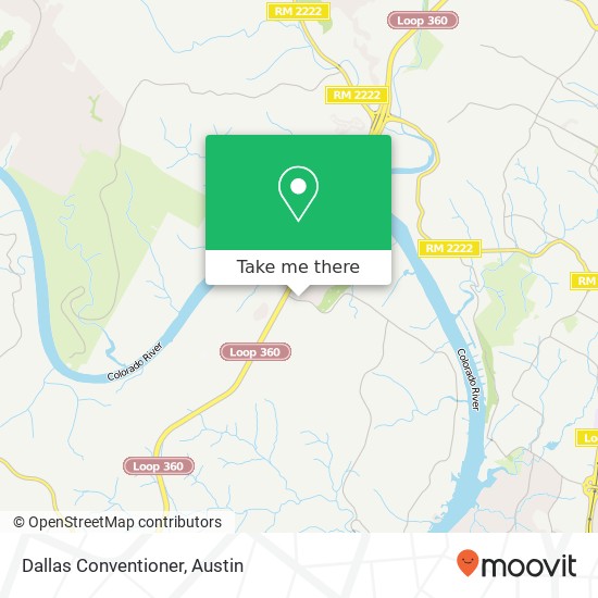Mapa de Dallas Conventioner
