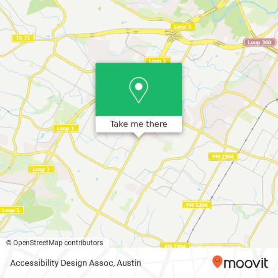 Accessibility Design Assoc map