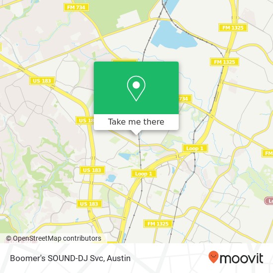 Boomer's SOUND-DJ Svc map