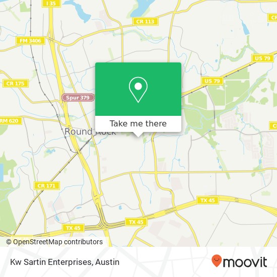 Mapa de Kw Sartin Enterprises