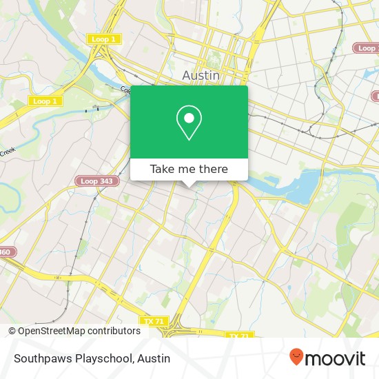 Mapa de Southpaws Playschool