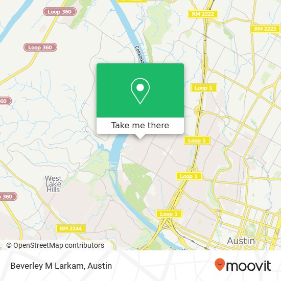 Mapa de Beverley M Larkam