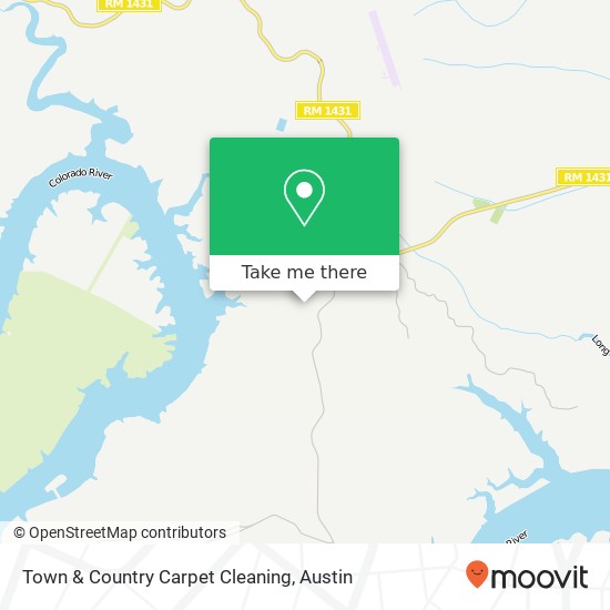 Town & Country Carpet Cleaning map