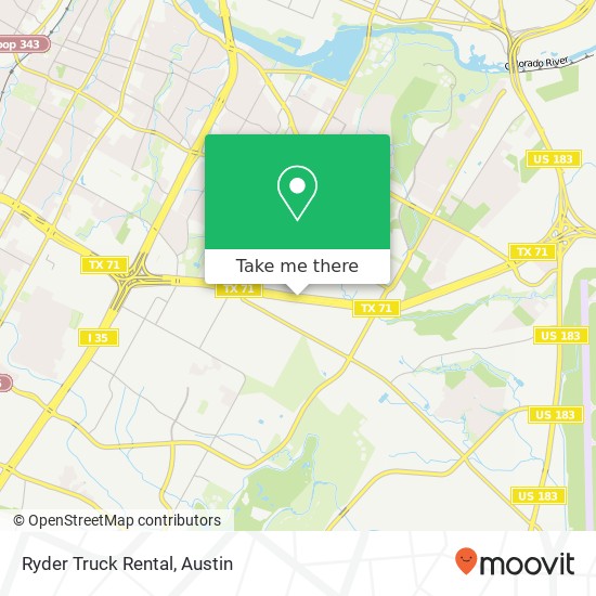 Ryder Truck Rental map