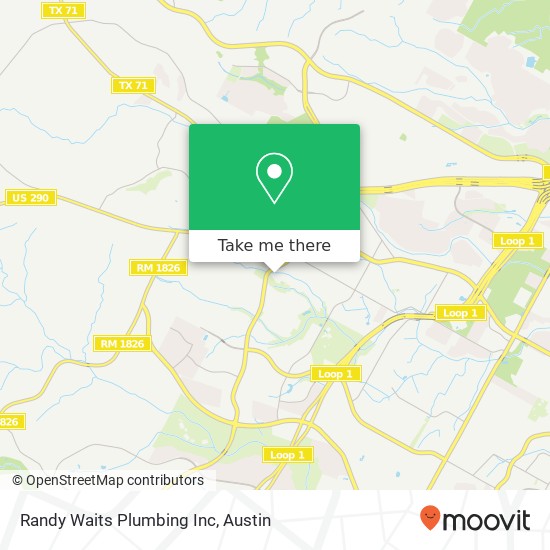 Mapa de Randy Waits Plumbing Inc