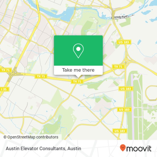 Mapa de Austin Elevator Consultants