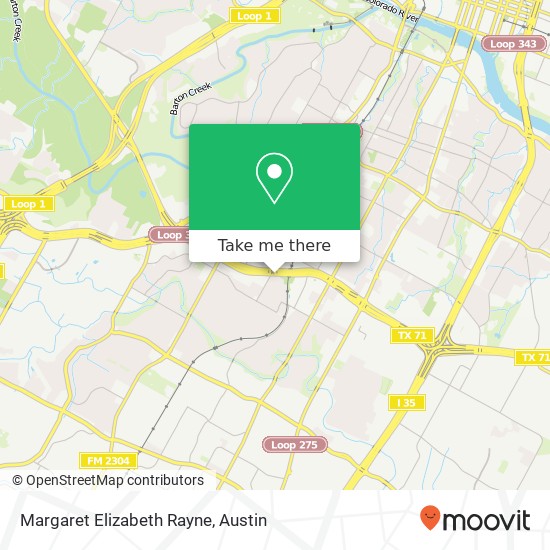 Mapa de Margaret Elizabeth Rayne