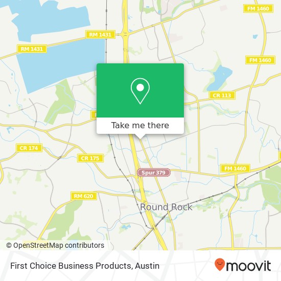 Mapa de First Choice Business Products