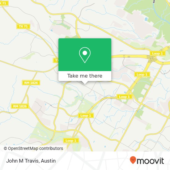 Mapa de John M Travis