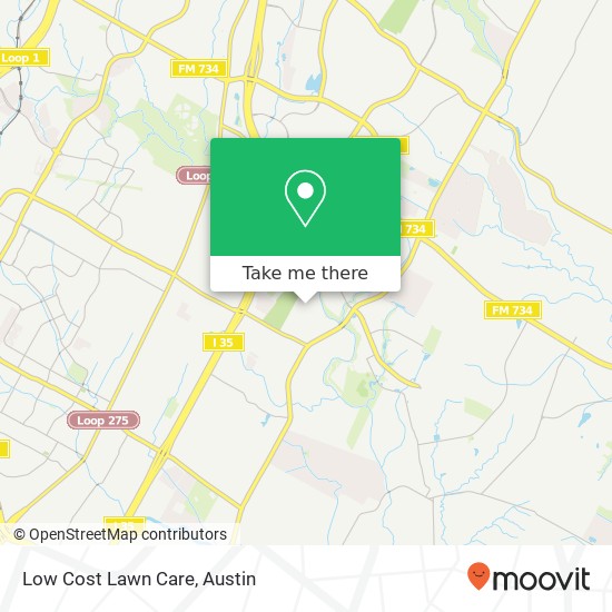 Low Cost Lawn Care map