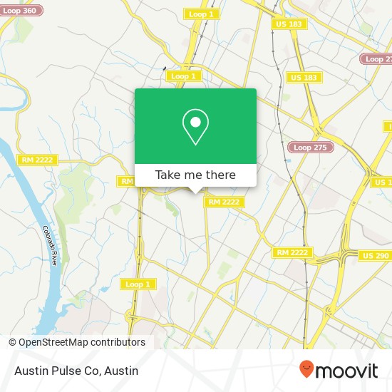 Austin Pulse Co map
