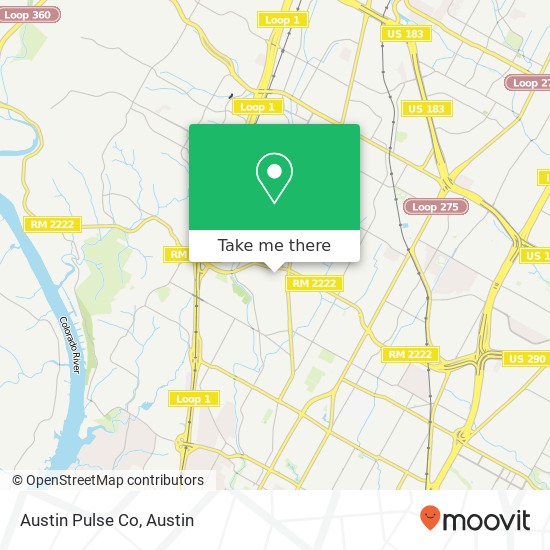 Mapa de Austin Pulse Co