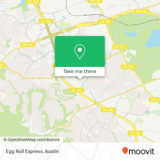 Mapa de Egg Roll Express