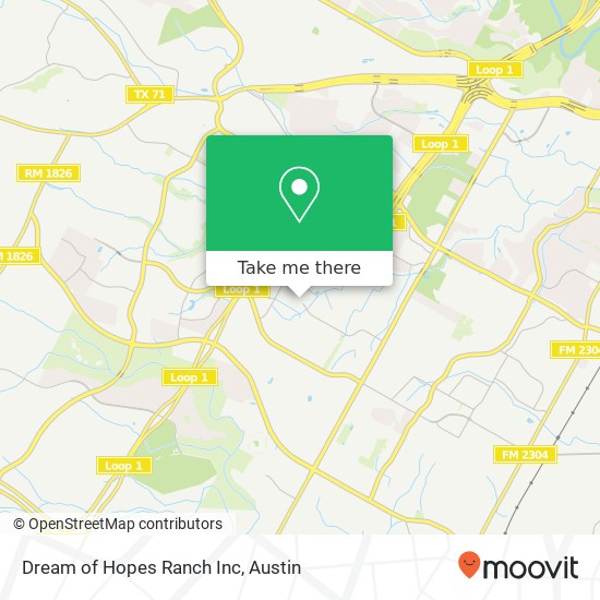 Mapa de Dream of Hopes Ranch Inc