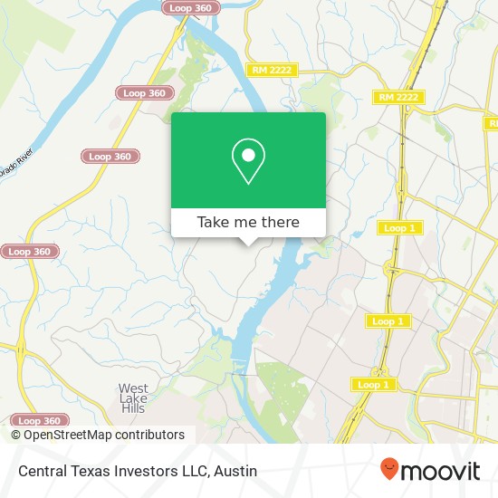 Mapa de Central Texas Investors LLC